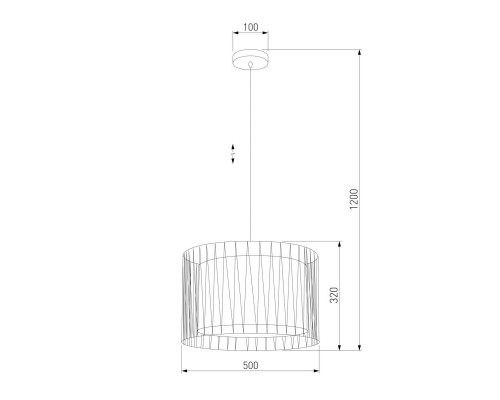 Подвесной светильник TK Lighting 1655 Harmony Black