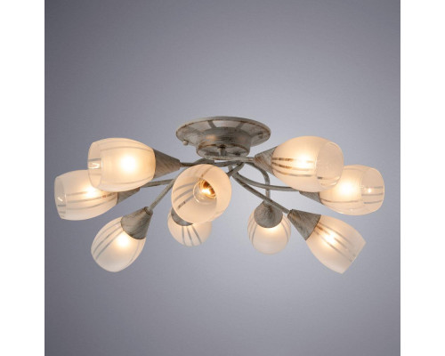 Потолочная люстра Arte Lamp Penny A2701PL-9WG Потолочная люстра Arte Lamp Penny A2701PL-9WG