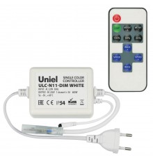 Контроллер для светодиодных одноцветных лент 220В Uniel ULC-N11-Dim White UL-00002277