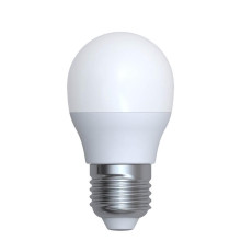 Лампа светодиодная Uniel E27 6W 4000K матовая LED-G45-6W/4000K/E27/FR/RA95 PLK01WH UL-00006533