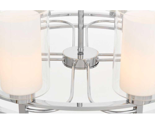 Подвесная люстра Lumina Deco Marietta LDP 8025-8 CHR+WT Подвесная люстра Lumina Deco Marietta LDP 8025-8 CHR+WT