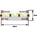 Светодиодная влагозащищенная лента DesignLed 20W/m 300LED/m 2216SMD теплый белый 5M 002840