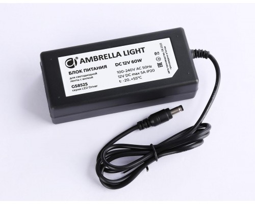 Блок питания Ambrella light Illumination LED Driver 12V 60W IP20 5A GS8525