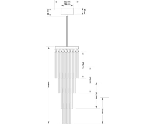 Подвесной светильник KUTEK FILAGO FIL-ZW-10(BN)250/270 Подвесной светильник KUTEK FILAGO FIL-ZW-10(BN)250/270