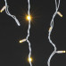 Cветодиодная гирлянда Sneha бахрома 230V теплый белый мерцающий A-510 WW/W FLASH