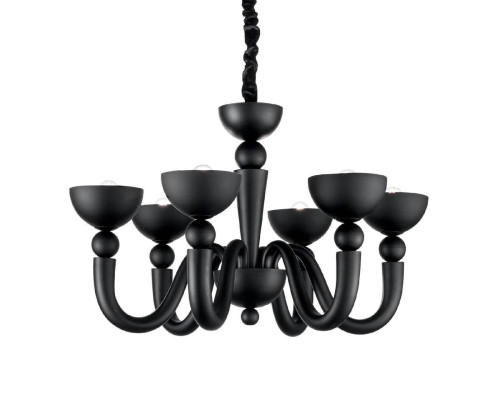 Подвесная люстра Ideal Lux Bon Bon SP6 Nero 140339