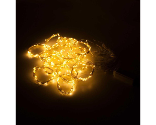 Светодиодная гирлянда Eurosvet Занавес Роса 230V 200-004 теплый белый Светодиодная гирлянда Eurosvet Занавес Роса 230V 200-004 теплый белый