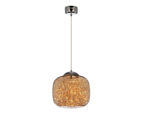 Подвесной светодиодный светильник Lumina Deco Daisy LDP 6823-300 CHR+AMB Подвесной светодиодный светильник Lumina Deco Daisy LDP 6823-300 CHR+AMB