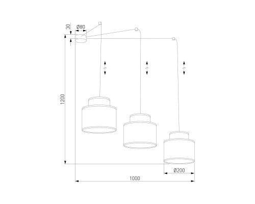 Подвесная люстра TK Lighting 3140 Duo Подвесная люстра TK Lighting 3140 Duo
