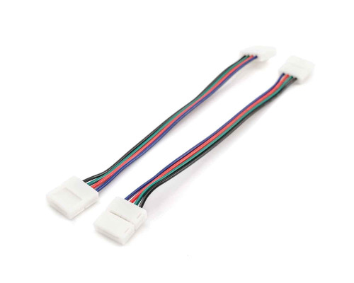 Коннектор для RGB светодиодной ленты 5050 Apeyron 12/24V (2 шт.) 09-12 Коннектор для RGB светодиодной ленты 5050 Apeyron 12/24V (2 шт.) 09-12