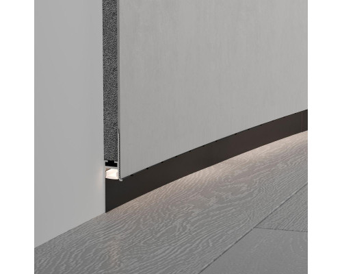 Профиль встраиваемый Arlight Plintus-Fantom-Bent-H20-Side-2000 Black 043673