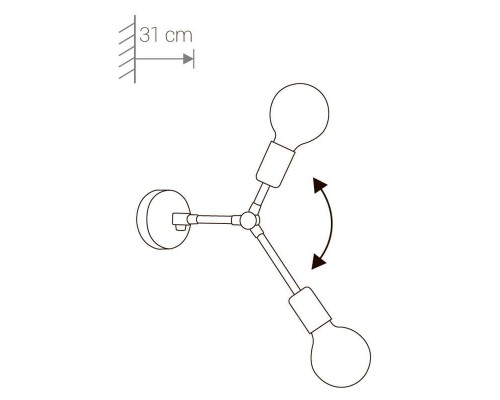 Бра Nowodvorski Twig 9141