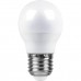 Лампа светодиодная Feron E27 7W 4000K Шар Матовая LB-95 25482