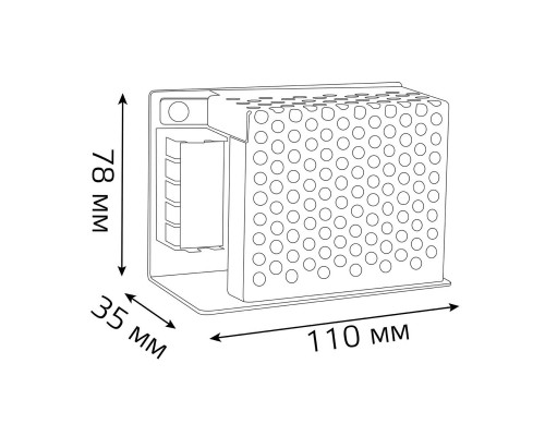 Блок питания Gauss 50W 24V IP20 202002050