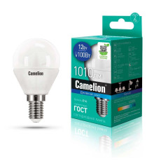 Лампа светодиодная Camelion E14 12W 6500K LED12-G45/865/E14 13697