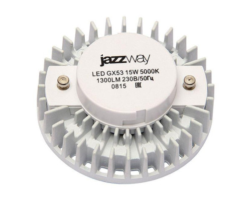 Лампа светодиодная Jazzway GX53 15W 5000K матовая 2855466 Лампа светодиодная Jazzway GX53 15W 5000K матовая 2855466