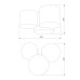 Потолочный светильник TK Lighting 3441 Mona White