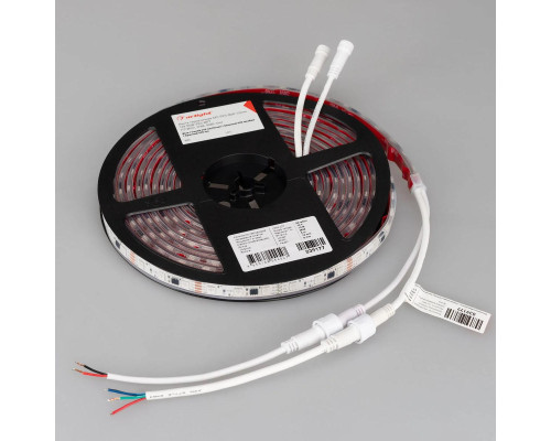 Светодиодная лента Arlight 12W/m 60LED/m 5060SMD разноцветный 5М SPI-PFS-B60-12mm 12V 039177 Светодиодная лента Arlight 12W/m 60LED/m 5060SMD разноцветный 5М SPI-PFS-B60-12mm 12V 039177
