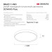 Потолочный светодиодный светильник Denkirs Plato DK6511-WH