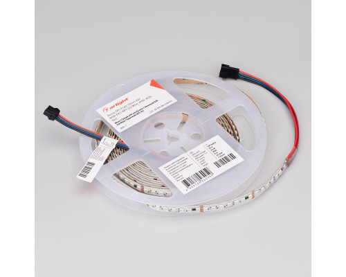Светодиодная лента Arlight Бегущий огонь 22W/m 140Led/m 3535SMD разноцветный 5M SPI-F140-10mm 24V RGB-PX7-BPT 043132 Светодиодная лента Arlight Бегущий огонь 22W/m 140Led/m 3535SMD разноцветный 5M SPI-F140-10mm 24V RGB-PX7-BPT 043132