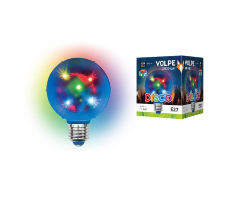 Светодиодный светильник-проектор Volpe Disko ULI-Q308 1,5W/RGB/E27 UL-00002761 Светодиодный светильник-проектор Volpe Disko ULI-Q308 1,5W/RGB/E27 UL-00002761