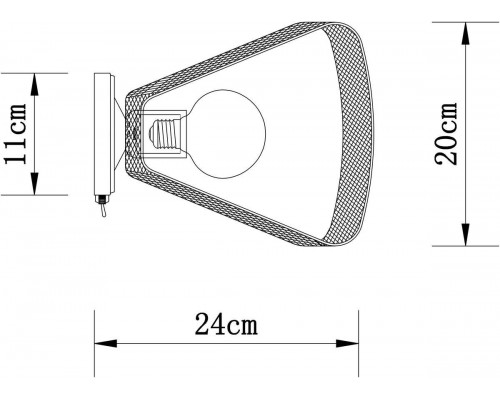 Бра Arte Lamp Maasym A7044AP-1BK Бра Arte Lamp Maasym A7044AP-1BK