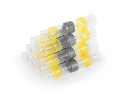 LD302-4060 ГСИ термоусаживаемая с припоем 4-6 мм2 48A, прозрачный/желтый (DIY упак 10шт)