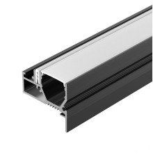 Профиль Arlight Stretch-20-Wall-D-Side-2000 Black 042947