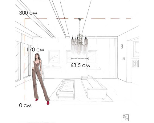Люстра LOFT IT Wonderland 10405/6
