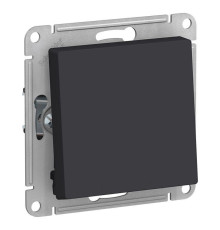 Переключатель одноклавишный Systeme Electric AtlasDesign 10A 250V карбон ATN001061