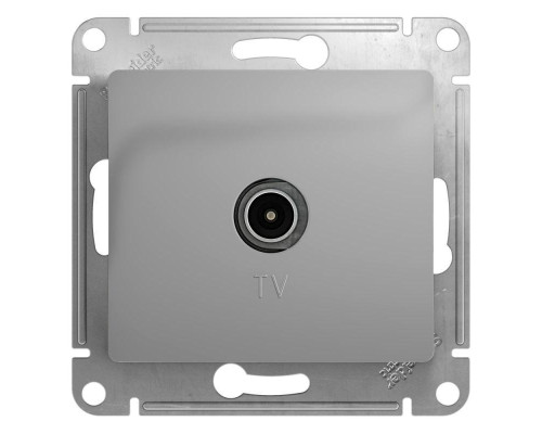 ТВ-розетка оконечная Systeme Electric Glossa алюминий GSL000391 ТВ-розетка оконечная Systeme Electric Glossa алюминий GSL000391