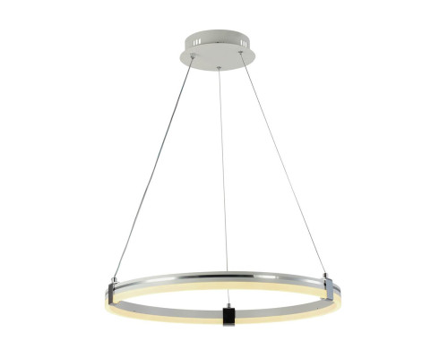 Подвесная светодиодная люстра Profit Light 6043/1 WHT+CHR Подвесная светодиодная люстра Profit Light 6043/1 WHT+CHR