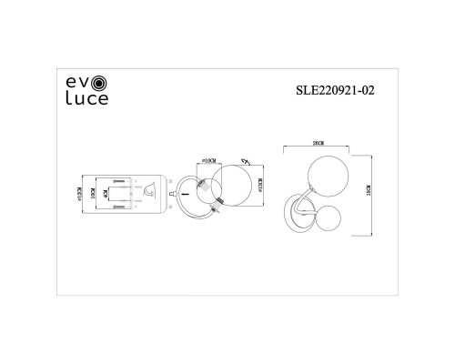 Бра Evoluce Formae SLE220921-02