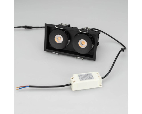 Встраиваемый светодиодный светильник Arlight CL-Simple-S148x80-2x9W Warm3000 028151