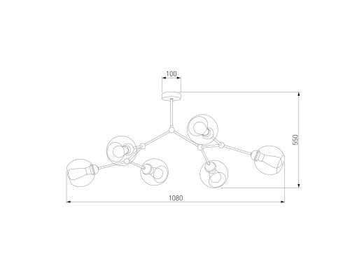 Подвесная люстра TK Lighting 2731 Fairy