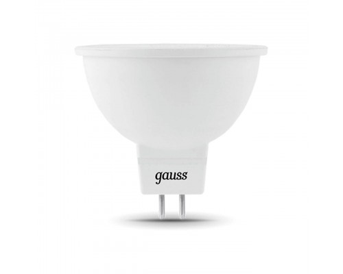 Лампа светодиодная Gauss GU5.3 5W 2700K матовая 201505105
