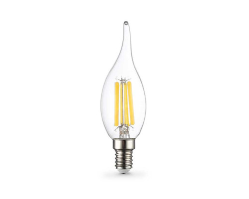 Лампа светодиодная Свеча на ветру CF35 15W 4000K Ambrella light Bulding 351524 Лампа светодиодная Свеча на ветру CF35 15W 4000K Ambrella light Bulding 351524