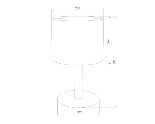 Настольная лампа TK Lighting 5219 Deva Graphite