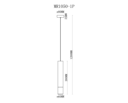 Подвесной светильник MyFar Klara MR1050-1P