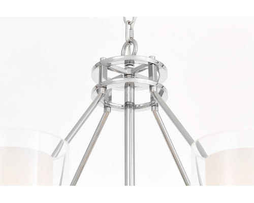 Подвесная люстра Lumina Deco Marietta LDP 8025-8 CHR+WT Подвесная люстра Lumina Deco Marietta LDP 8025-8 CHR+WT