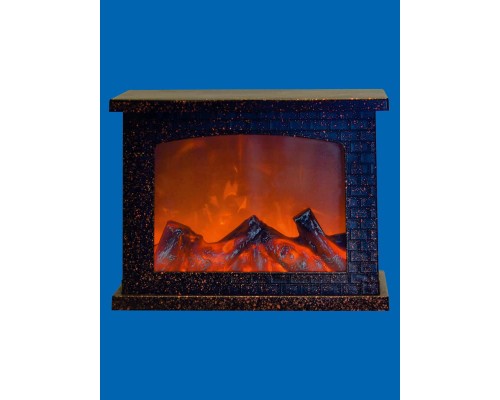 Фигурка светодиодная «Камин» 21x28см Uniel ULD-L2821-005/DNB/Red Brown Fireplace UL-00007291