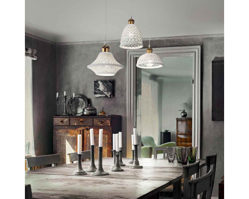 Подвесной светильник Ideal Lux Lugano SP1 D23 206806 Подвесной светильник Ideal Lux Lugano SP1 D23 206806