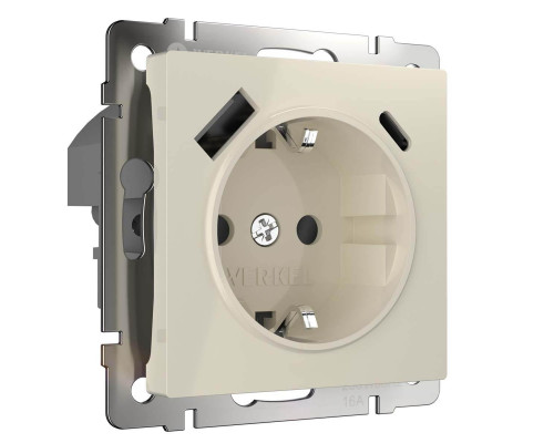 Розетка Werkel с быстрой зарядкой USB Type A+С слоновая кость W1171703 4690389176425 Розетка Werkel с быстрой зарядкой USB Type A+С слоновая кость W1171703 4690389176425