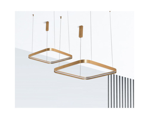 Подвесной светодиодный светильник Italline IT013-6031 gold 3000K