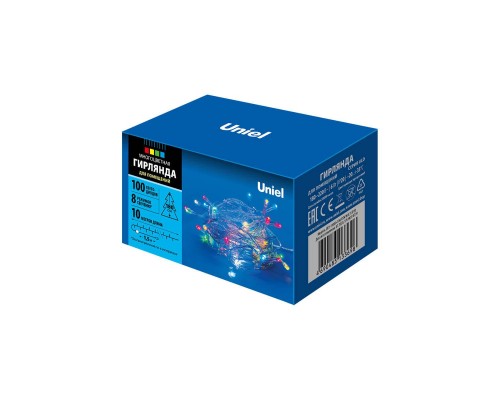 Светодиодная гирлянда Uniel 220V разноцветный ULD-S1000-100/DTA Multi IP20 UL-00007199 Светодиодная гирлянда Uniel 220V разноцветный ULD-S1000-100/DTA Multi IP20 UL-00007199