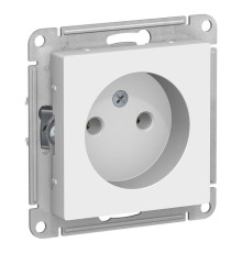 Розетка 2К Systeme Electric AtlasDesign 16A 250V белая ATN000141