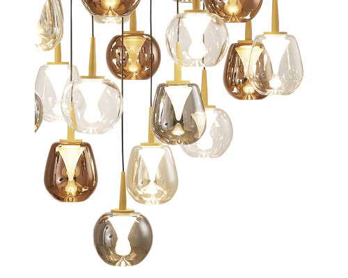 Подвесная светодиодная люстра Mantra Andromeda 8937+24PL