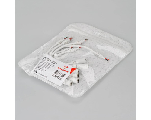 Коннектор питания Arlight J5.5-2.1mm-M-10cm 020775 Коннектор питания Arlight J5.5-2.1mm-M-10cm 020775