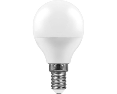 Лампа светодиодная Feron E14 11W 2700K Шар Матовая LB-750 25946 Лампа светодиодная Feron E14 11W 2700K Шар Матовая LB-750 25946