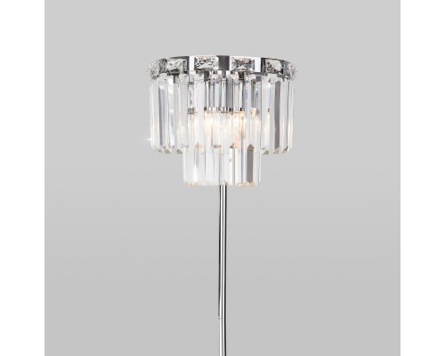 Торшер Eurosvet Elegante 01137/3 хром/прозрачный хрусталь Strotskis Торшер Eurosvet Elegante 01137/3 хром/прозрачный хрусталь Strotskis